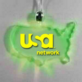 Light Up Pendant Necklace - USA - Green